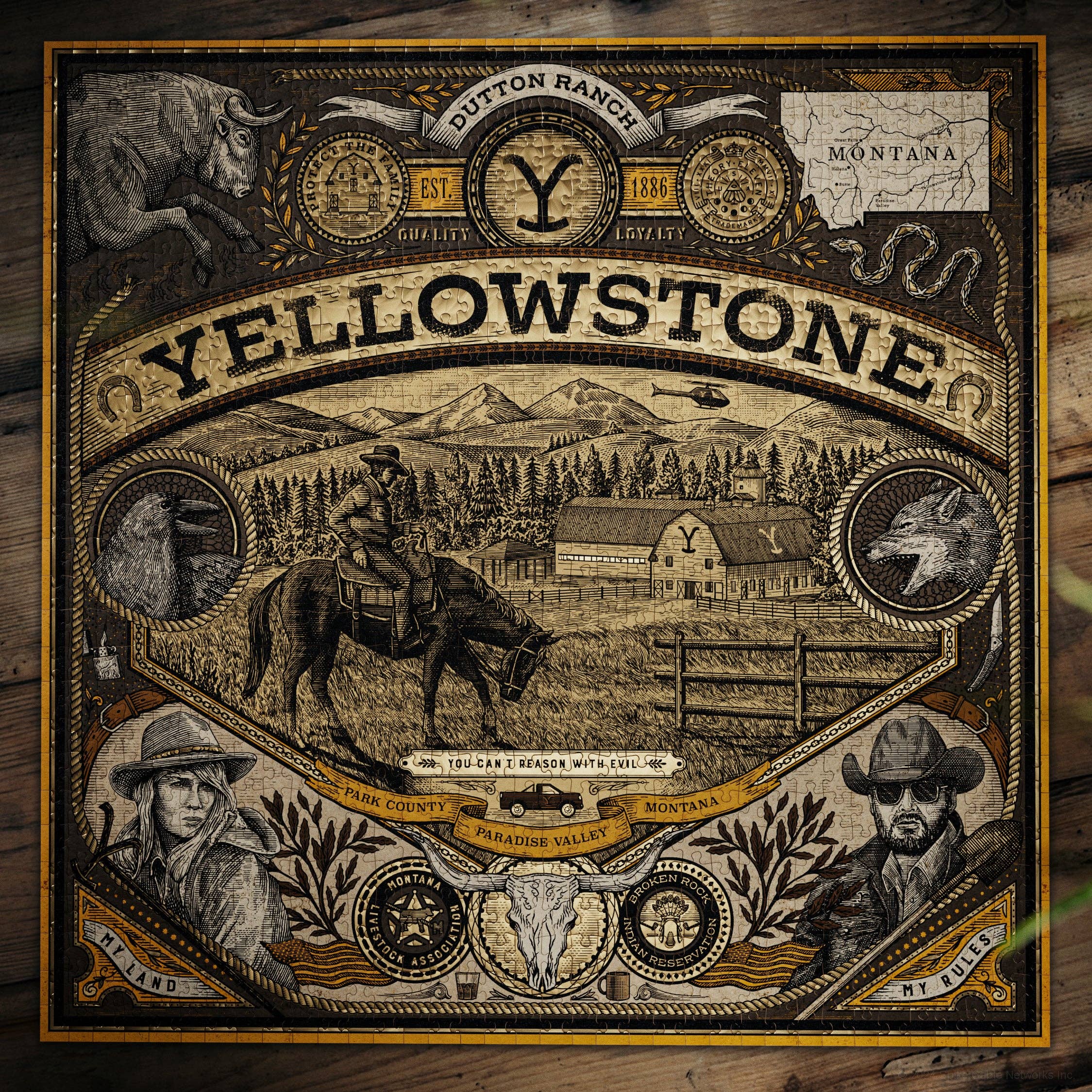 Yellowstone Jigsaw Puzzle - Image 5